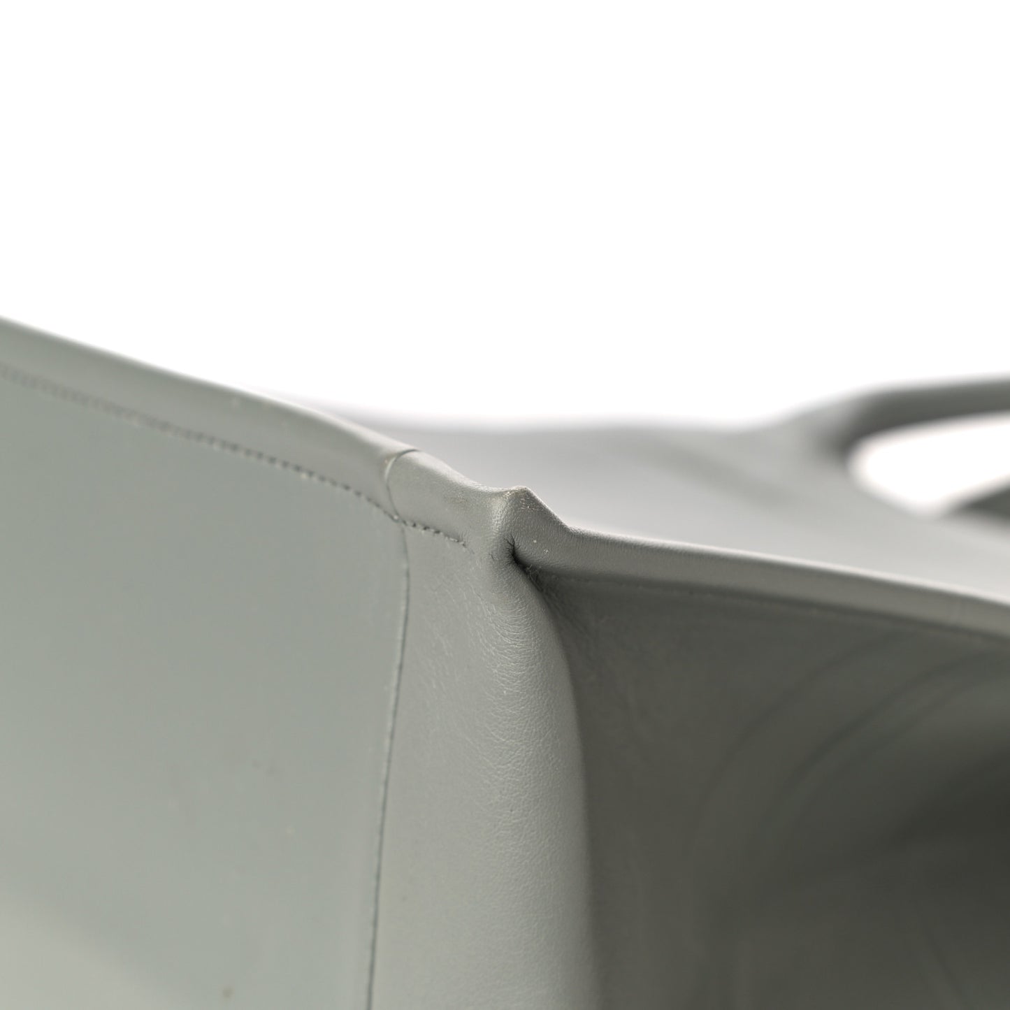 Calfskin Embossed Medium Book Tote Grey
