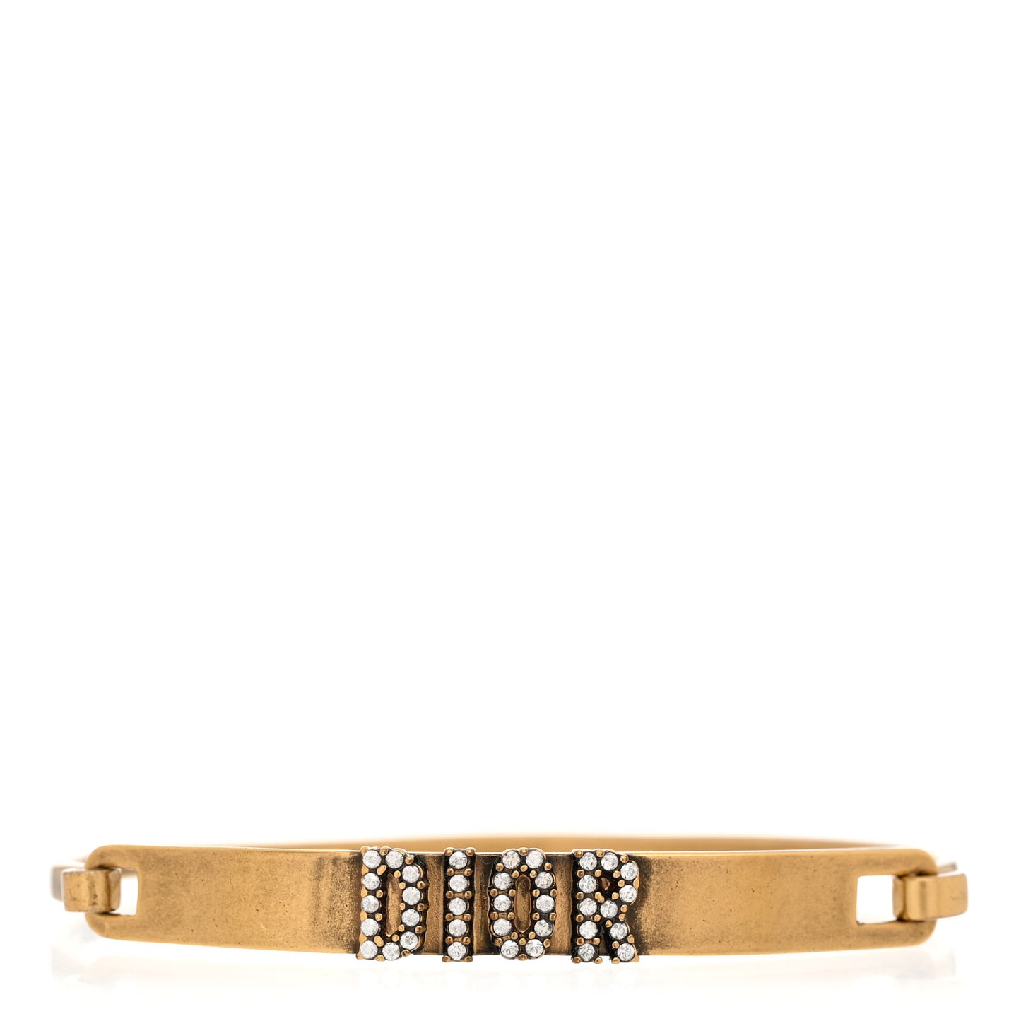 Metal Crystal Dio(r)evolution Bracelet Gold