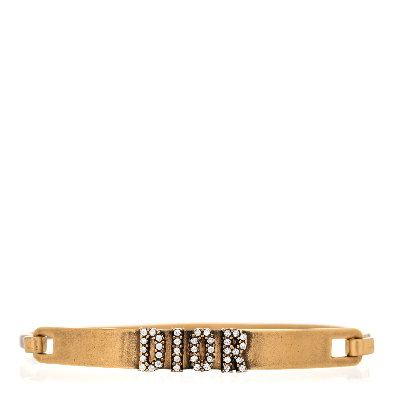 Christian Dior Metal Crystal Dio(r)evolution Bracelet Gold 1 of 4