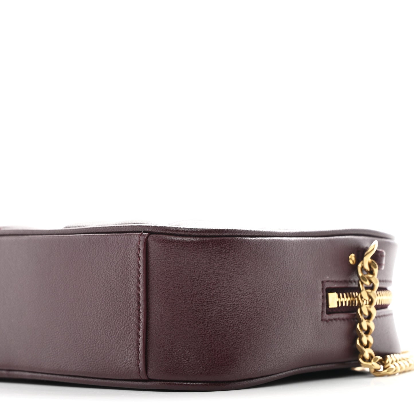 Lambskin Quilted Mini Camera Bag Hot Wine