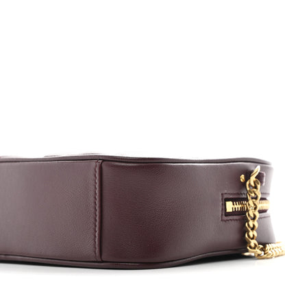 Saint Laurent Lambskin Quilted Mini Camera Bag Hot Wine 10 of 11