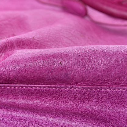 Balenciaga Agneau Giant 21 Silver Hardware Weekender Magenta 26 of 32