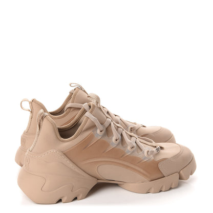 Christian Dior Neoprene Rubber Womens D-Connect Sneakers 39.5 Nude 4 of 8
