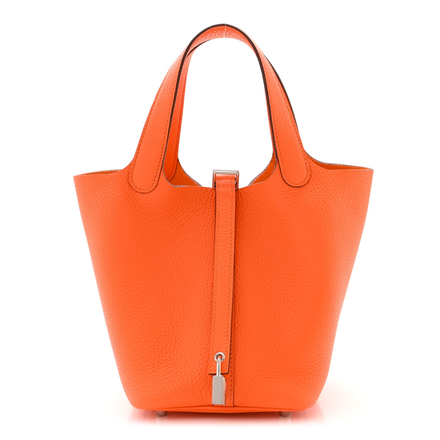 Hermes Taurillon Clemence Picotin Lock 18 PM Orange Minium 1 of 11