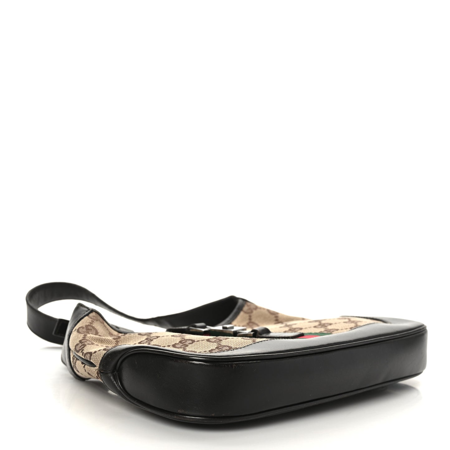 Monogram Web Small Jackie O Hobo Dark Brown