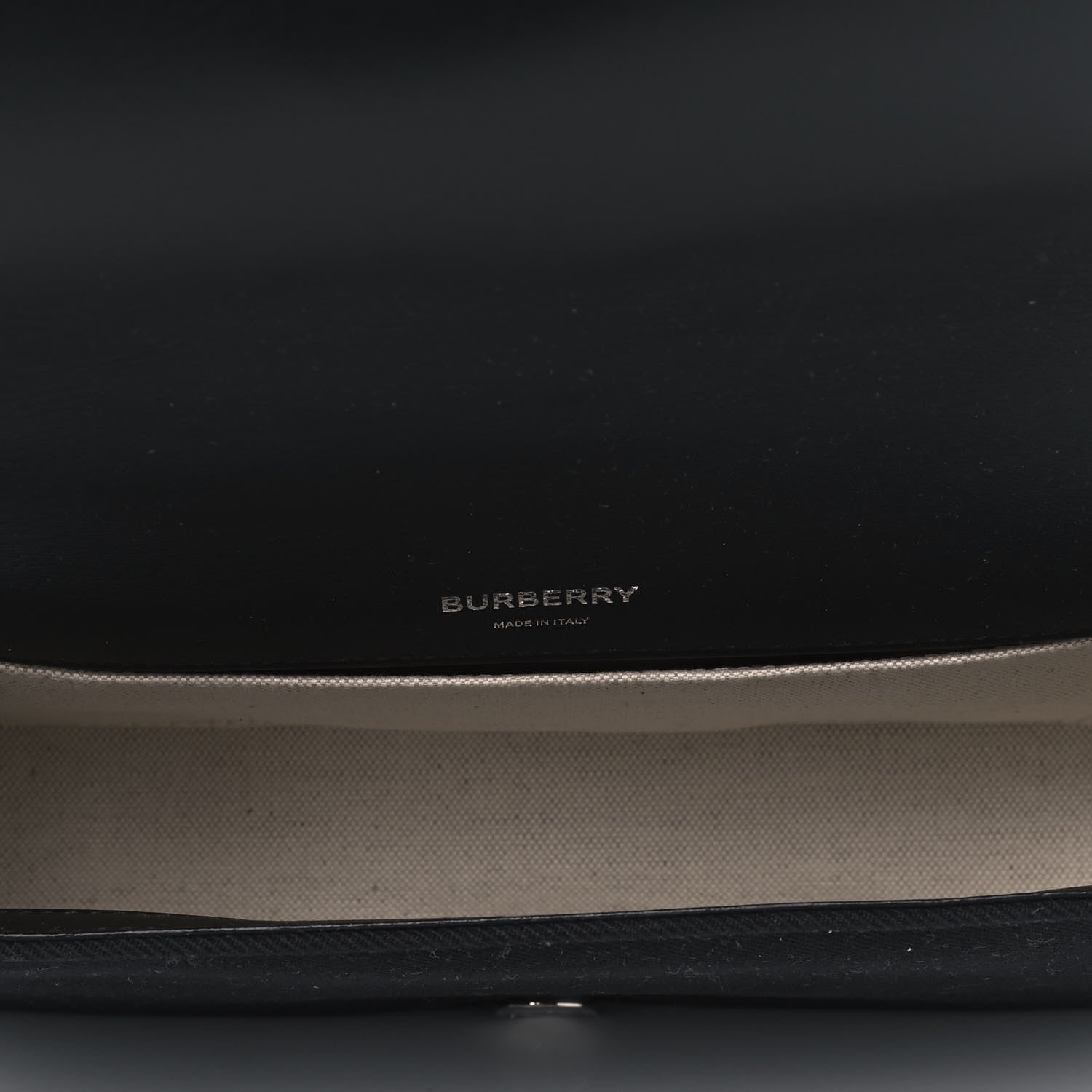 Burberry Canvas Printed Small Love Lola Bag Black 5 of 5