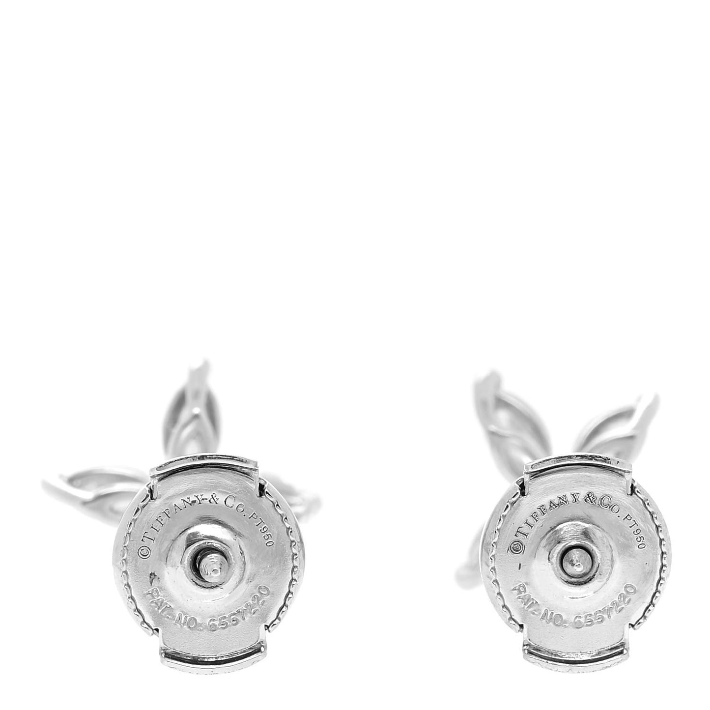 Platinum Diamond .64ct Small Victoria Earrings