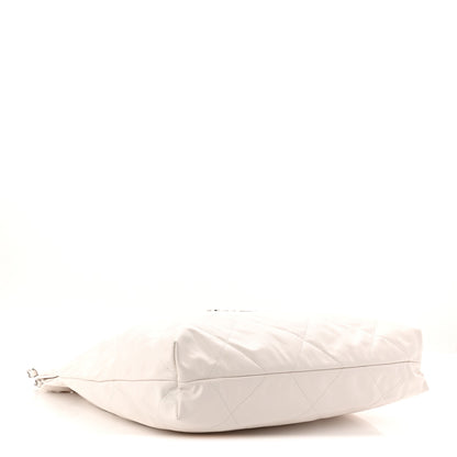 Chanel Shiny Calfskin Quilted Chanel 22 White 5 of 11