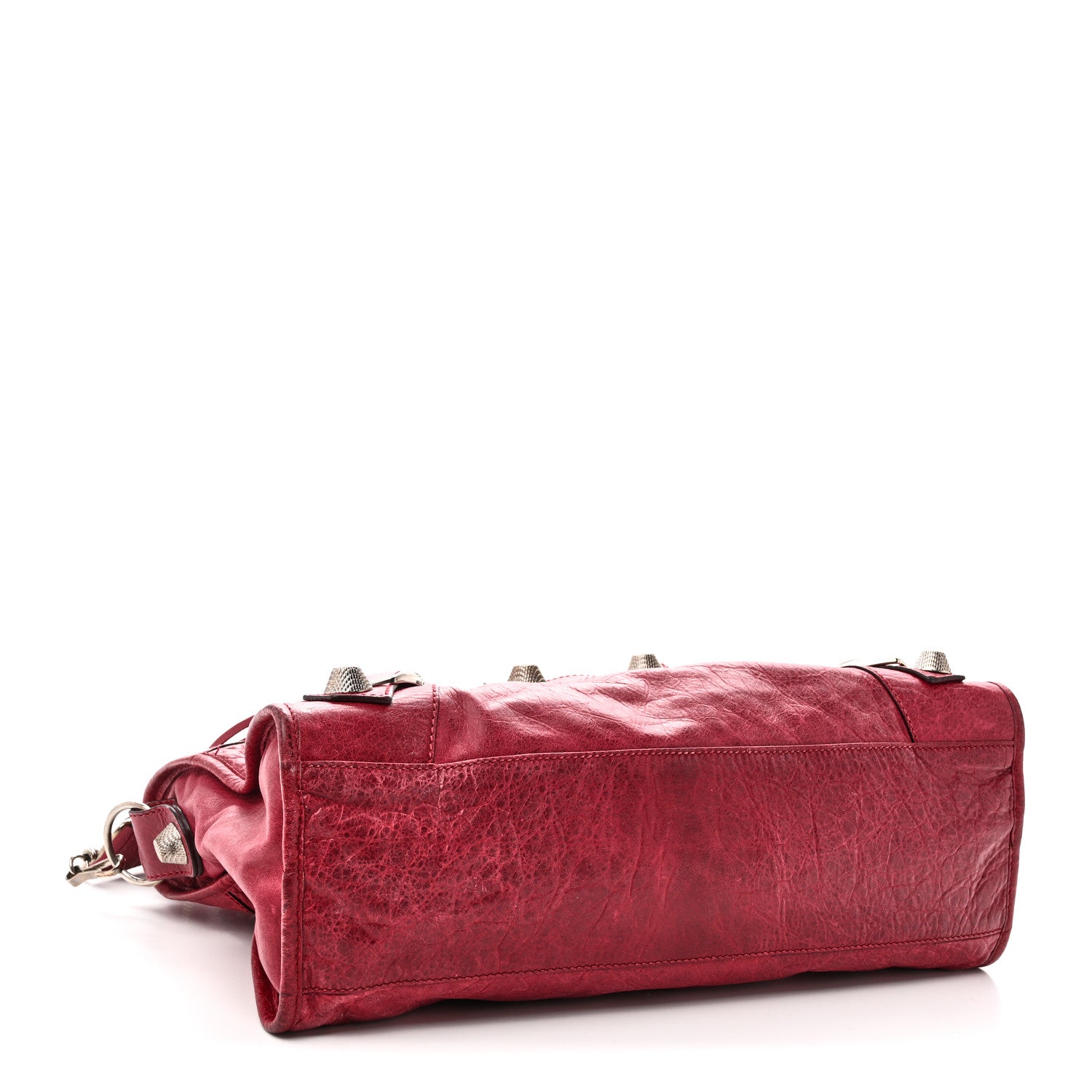Balenciaga Agneau Giant 21 Silver Hardware City  Pourpre 5 of 11