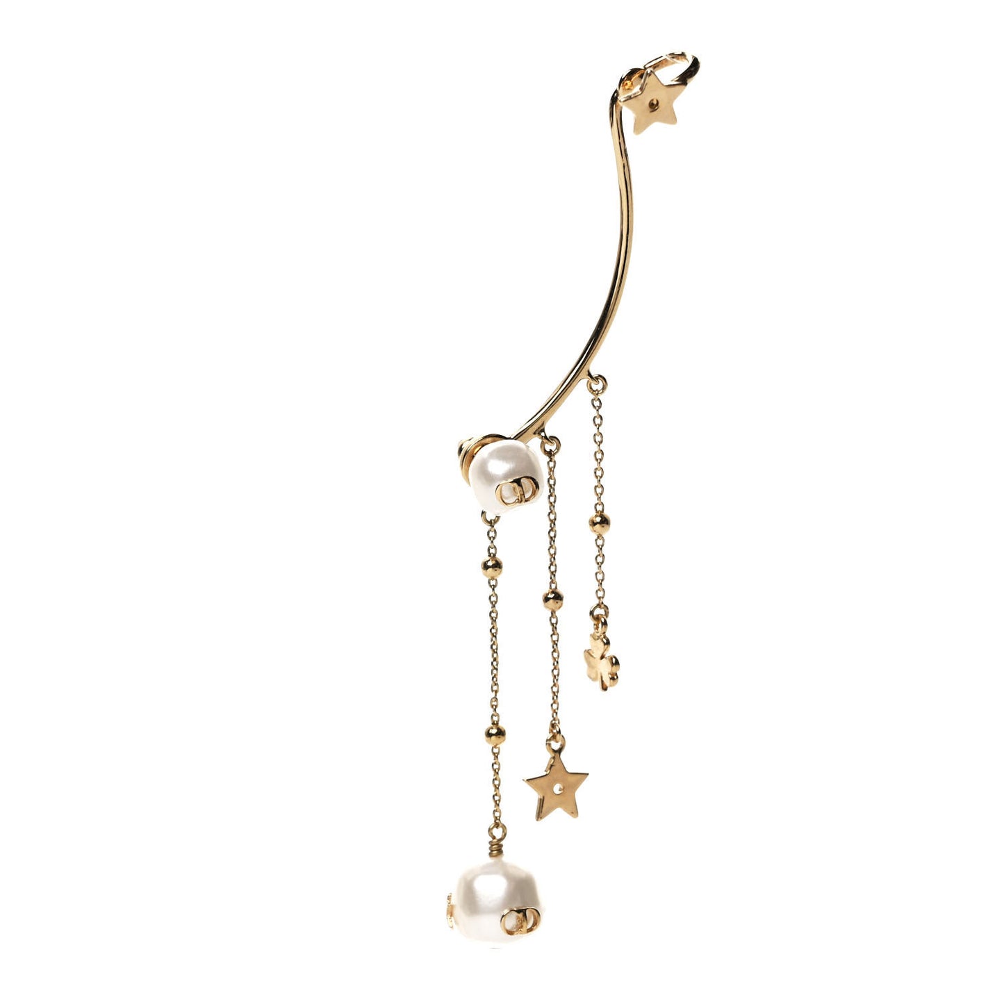 Pearl Shiny-D Earring Gold