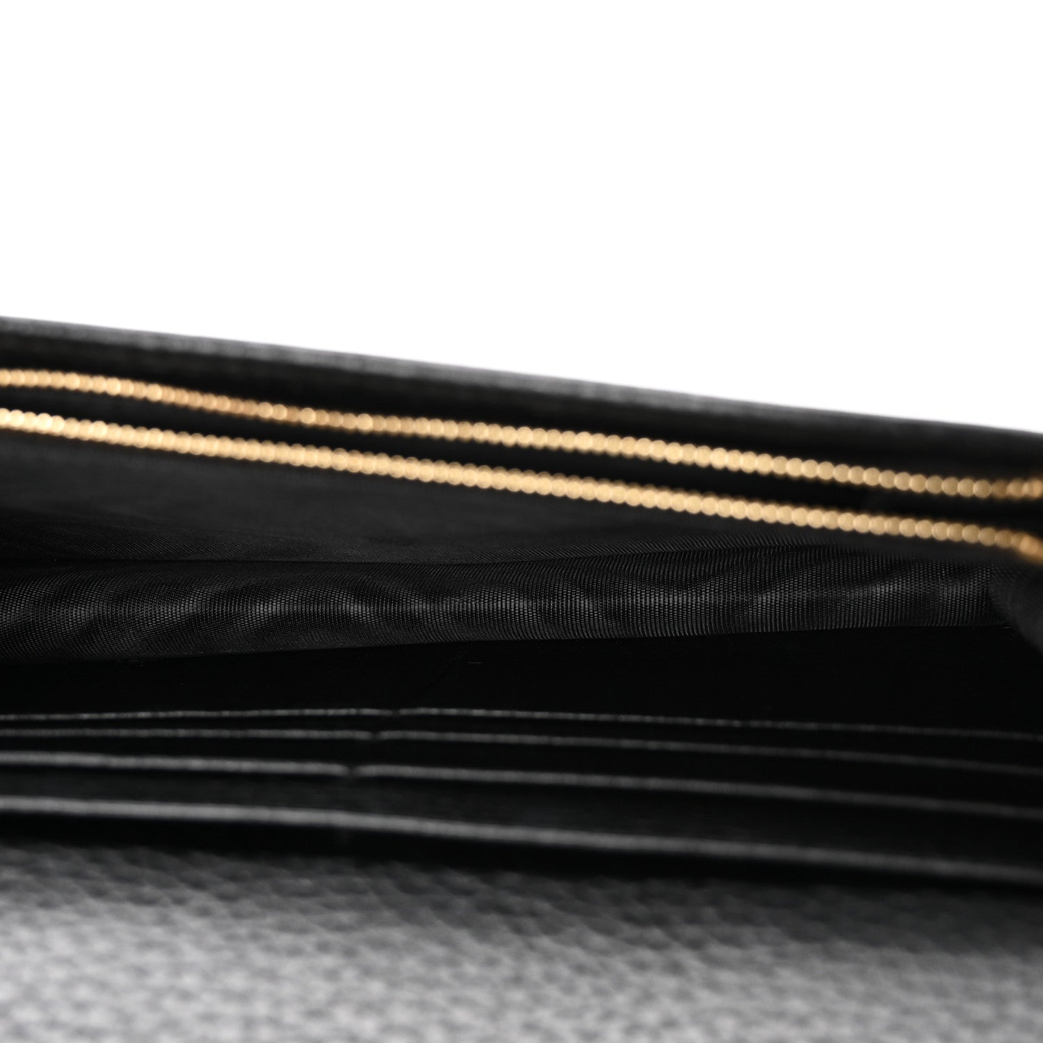 Gucci Calfskin Mini GG Marmont Chain Wallet Black 5 of 10