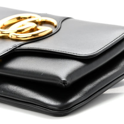 Gucci Vitello Palmellato Lux Small Arli Flap Shoulder Bag Black 10 of 10