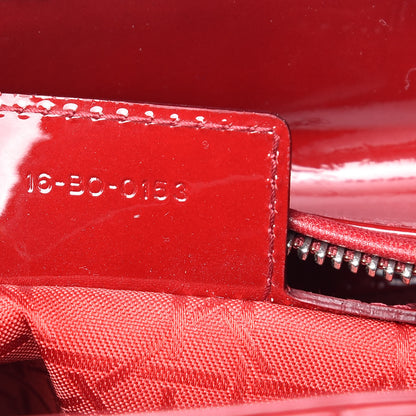 Christian Dior Patent Cannage Medium Lady Dior Red 9 of 9