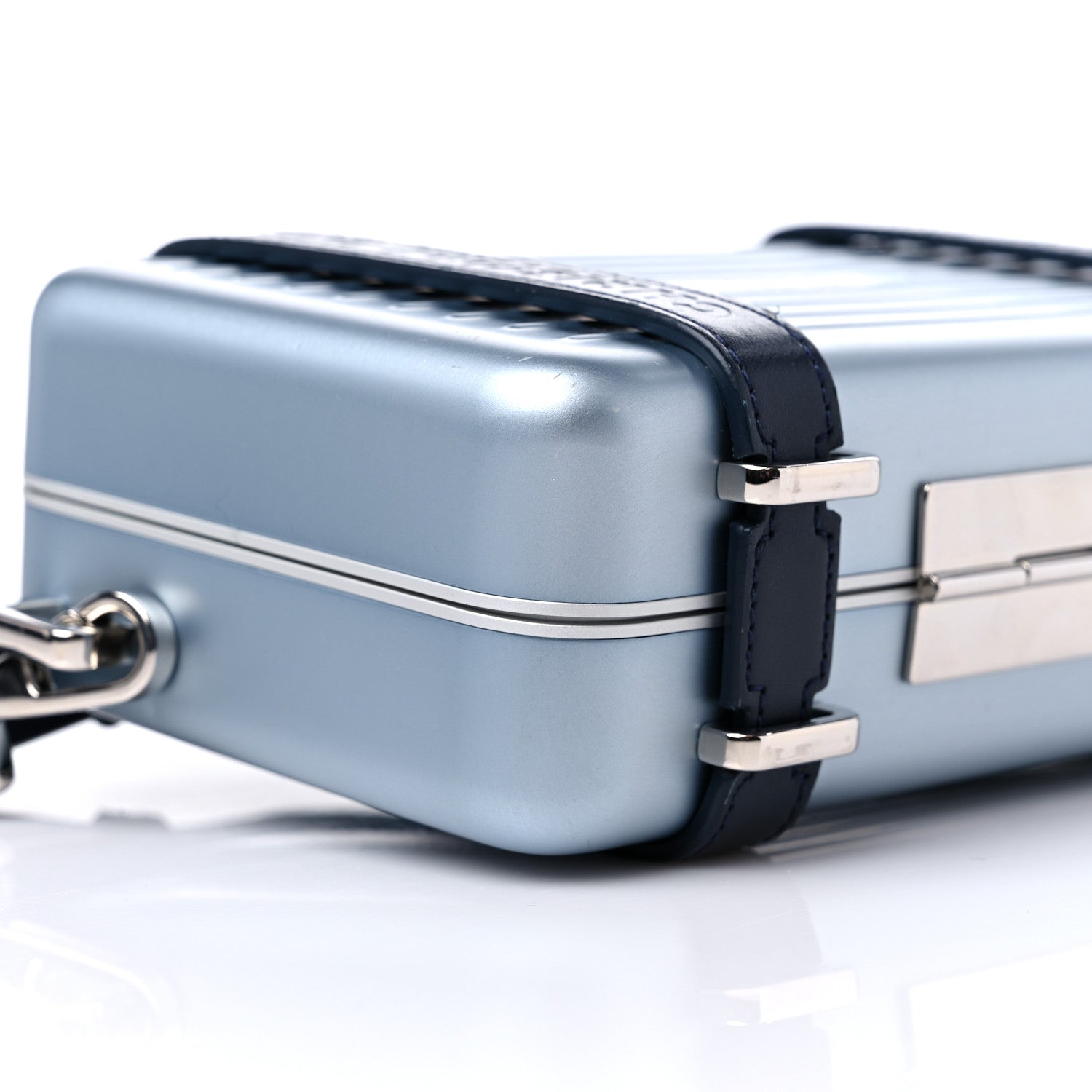 Christian Dior X RIMOWA Aluminum Personal Clutch On Strap Bleu 7 of 10