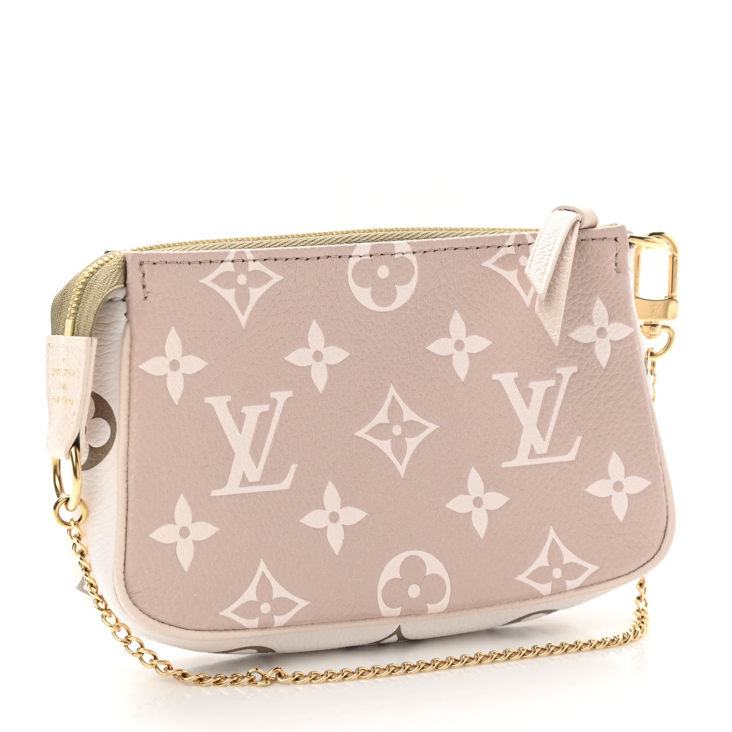 Empreinte Spring in the City Mini Pochette Accessories Kaki Beige Cream