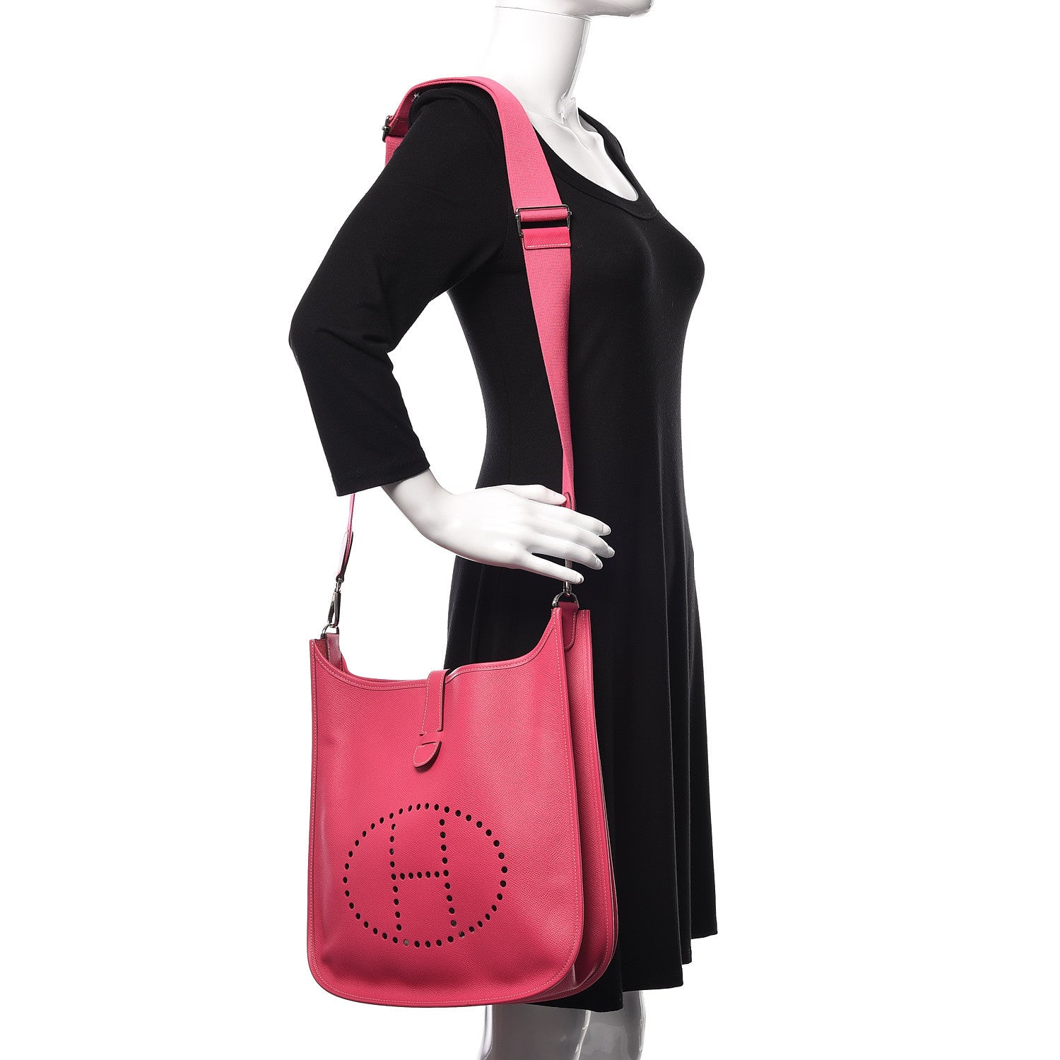 Hermes Epsom Evelyne III GM Rose Tyrien 2 of 9