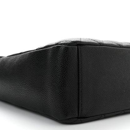 Chanel Caviar Quilted Petit Shopping Tote PST Black 8 of 10