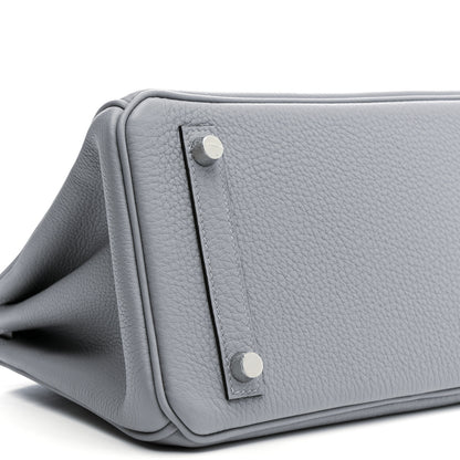 Hermes Togo Birkin 25 Gris Pantin 9 of 11