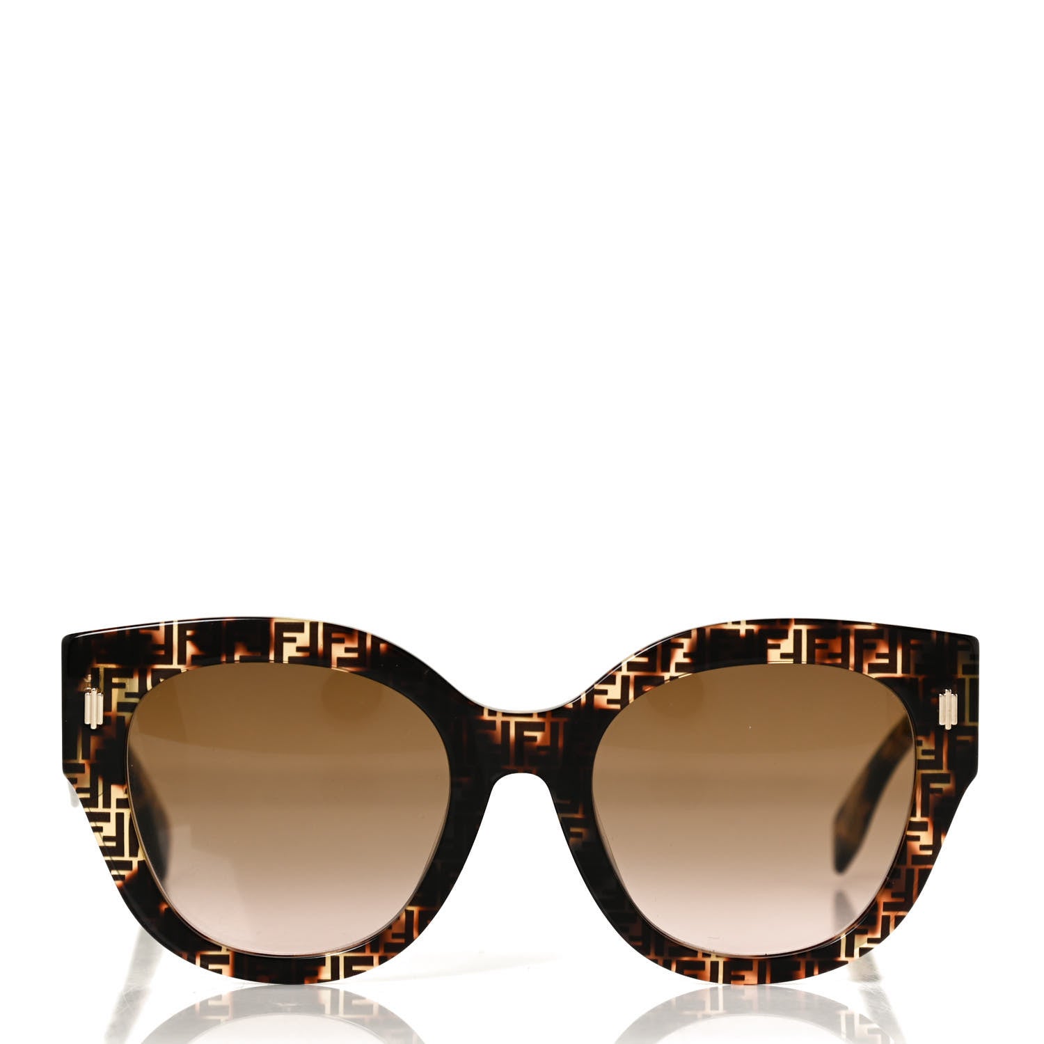 Fendi Acetate FF 53mm Sunglasses 0452/F/S Tortoise 2 of 7