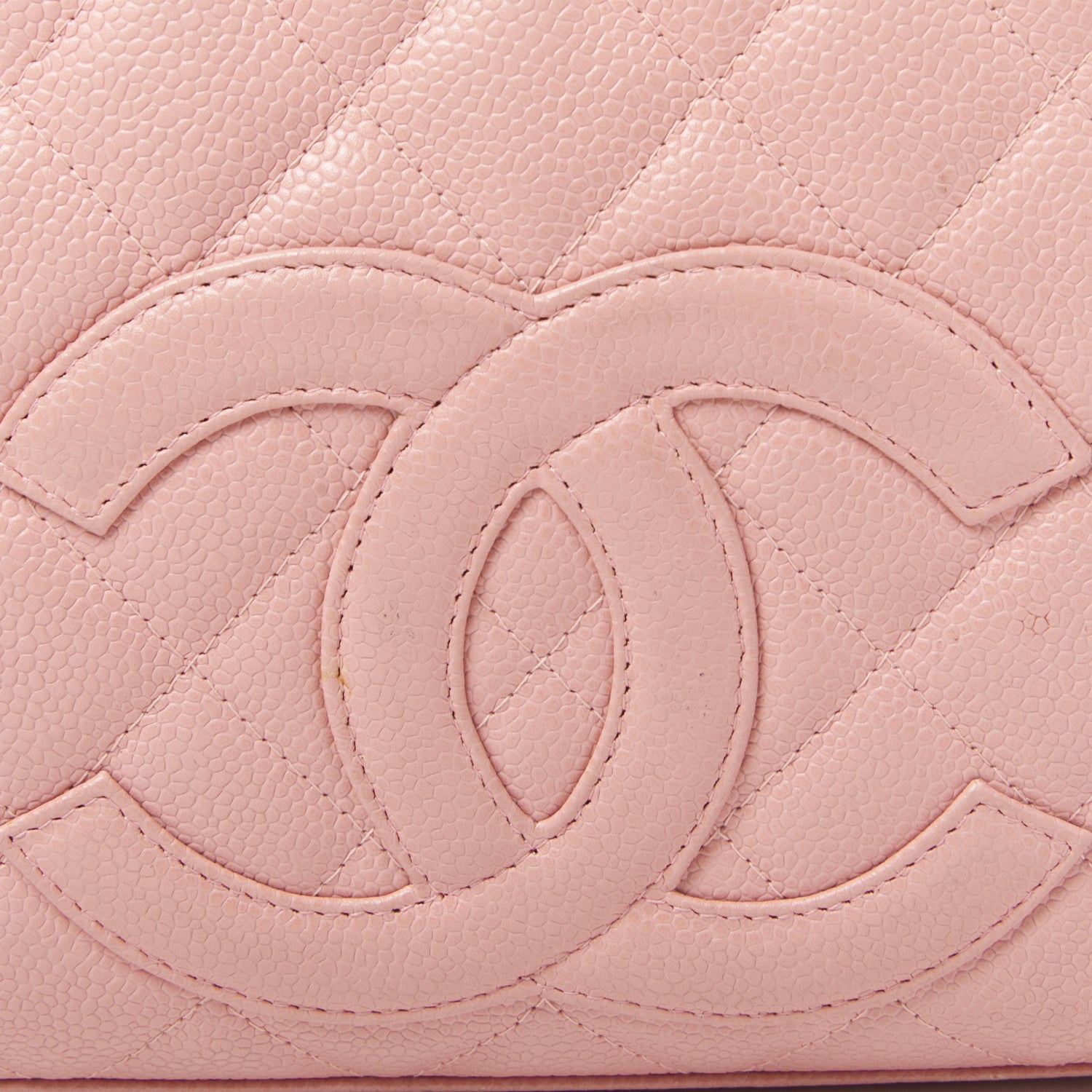 Chanel Caviar Quilted Small Bowler Pink 8 of 11