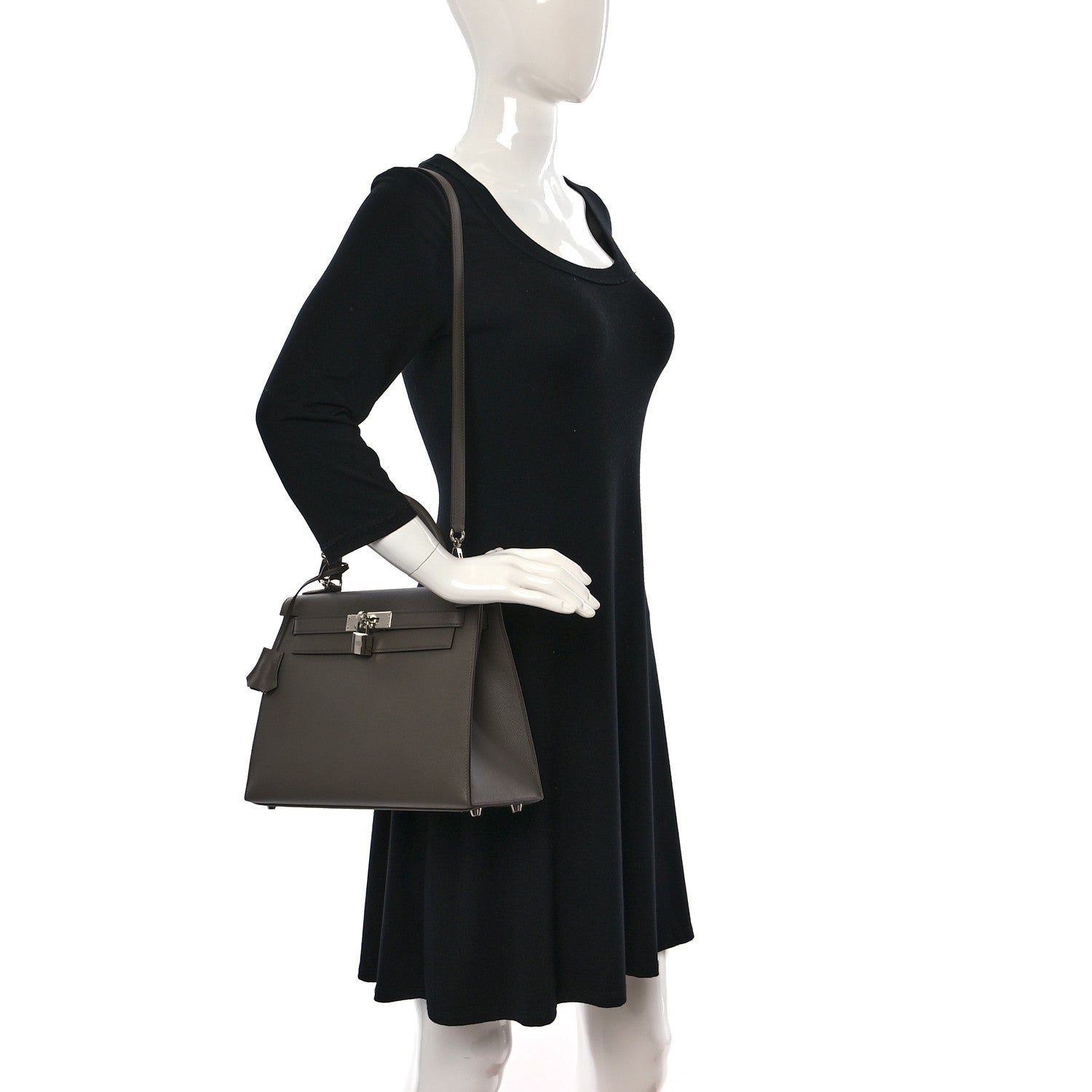 Hermes Epsom Kelly Sellier 28 Etain 2 of 9