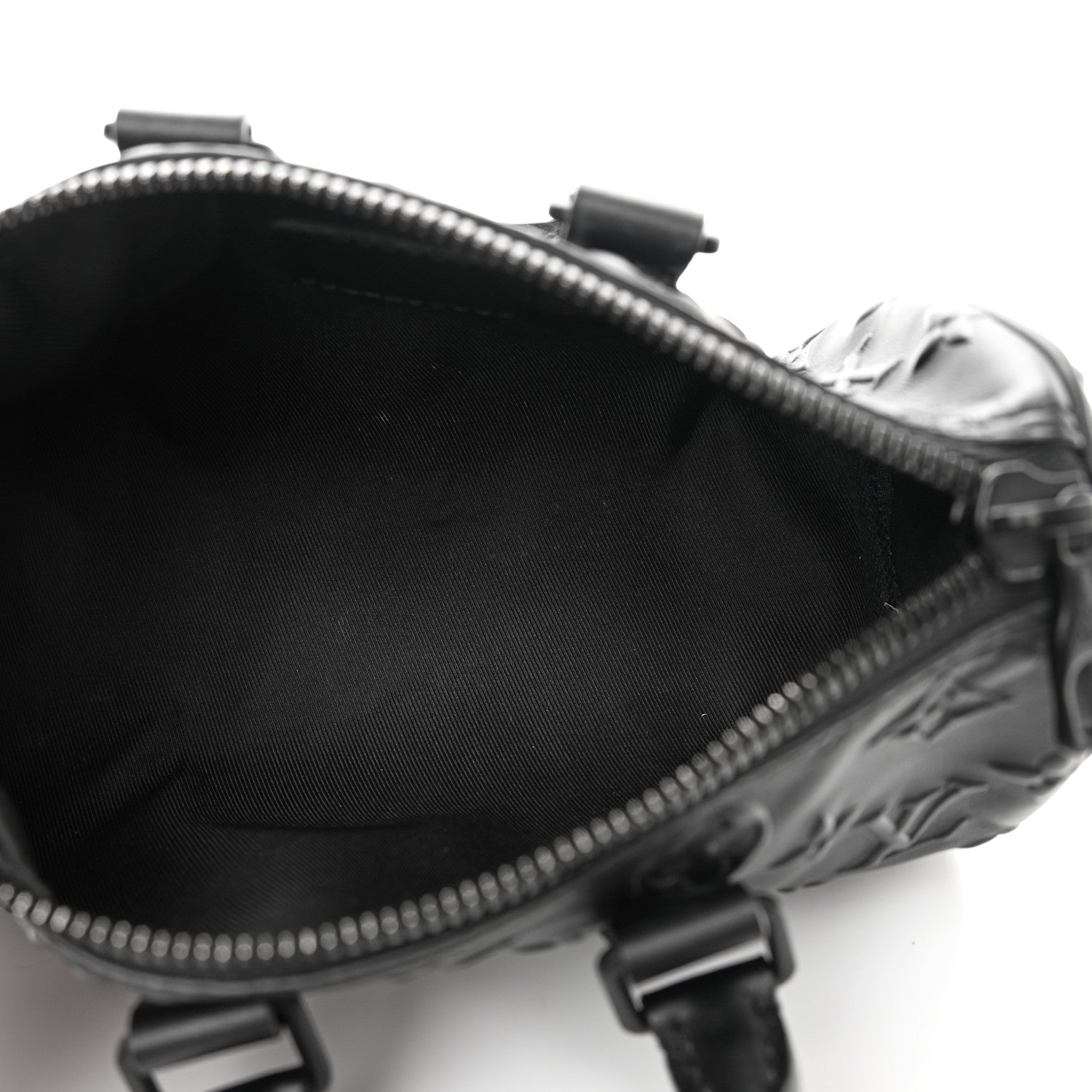 Louis Vuitton Monogram Seal Keepall XS Black 5 of 14