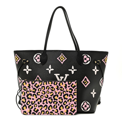 Louis Vuitton Monogram Giant Wild At Heart Neverfull MM Black 1 of 10