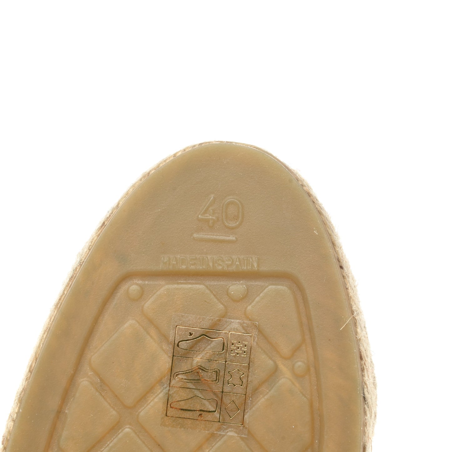 Printed Canvas Grosgrain 31 Rue Cambon Espadrilles 40 Black White