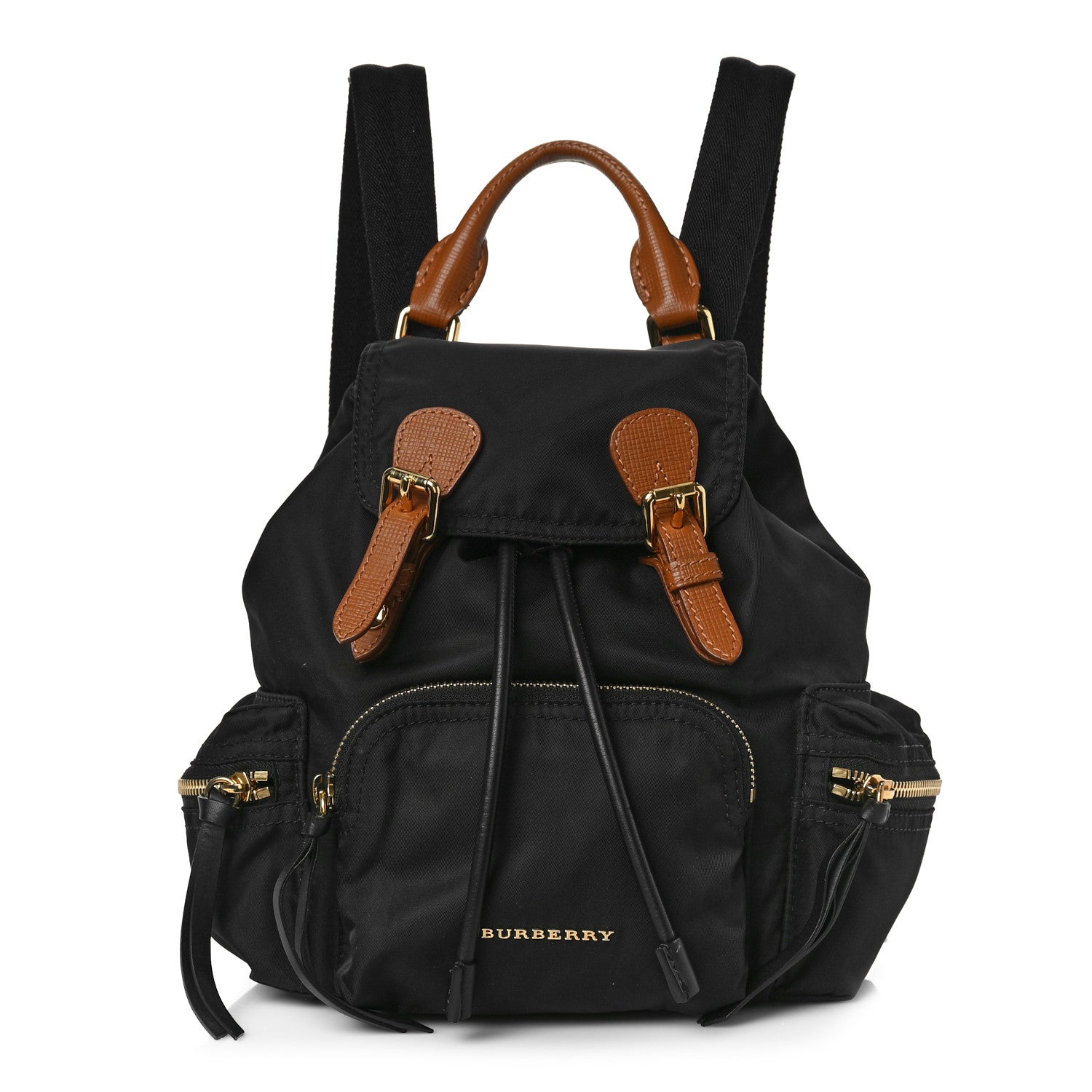 Burberry Nylon Small Rucksack Backpack Black 1251200 – FASHIONPHILE