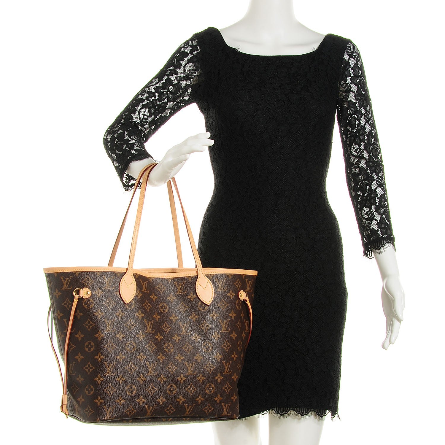 Louis Vuitton Monogram Neverfull MM 2 of 9