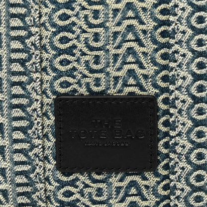 Marc Jacobs Cotton Washed Monogram Denim Mini Tote Bag 7 of 9