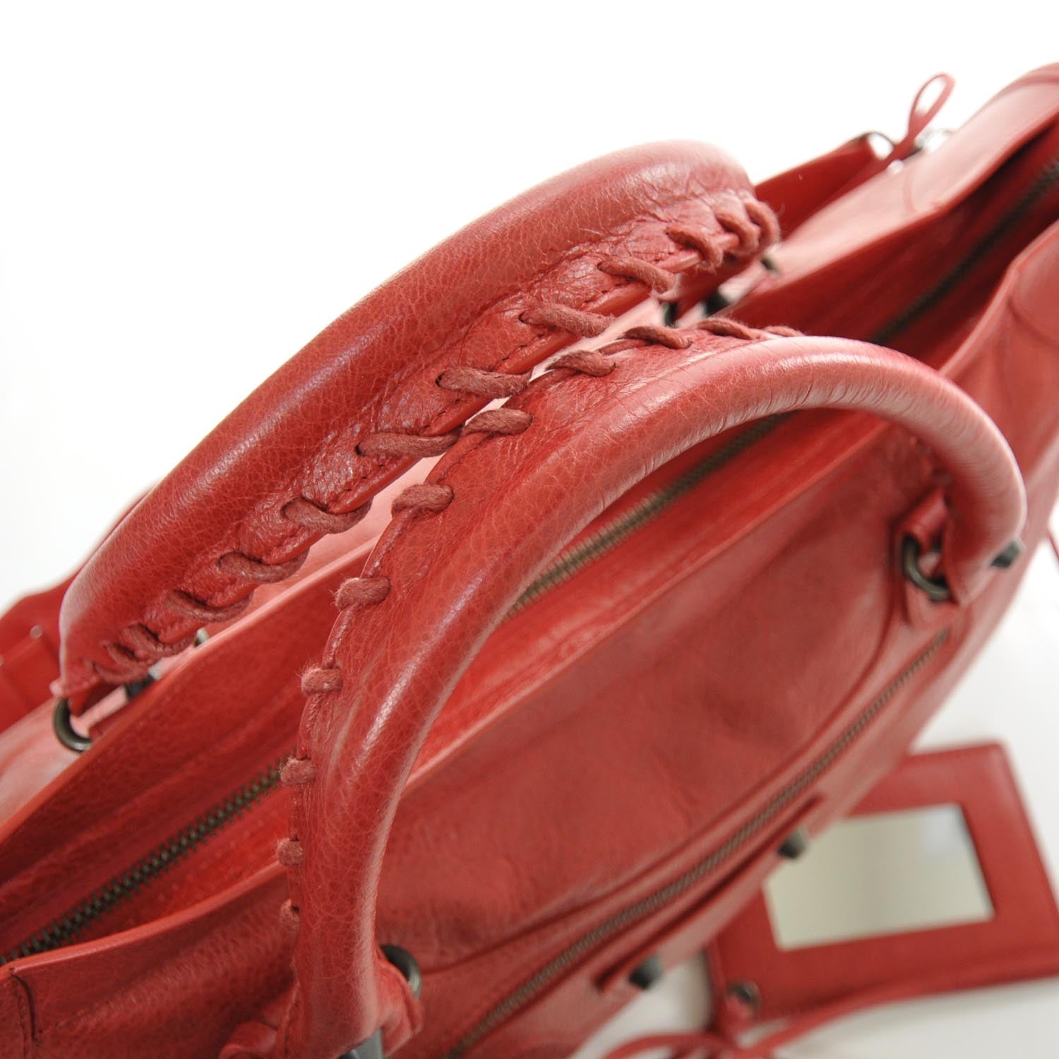 Balenciaga Agneau Classic Hardware City Coquelicot 5 of 9