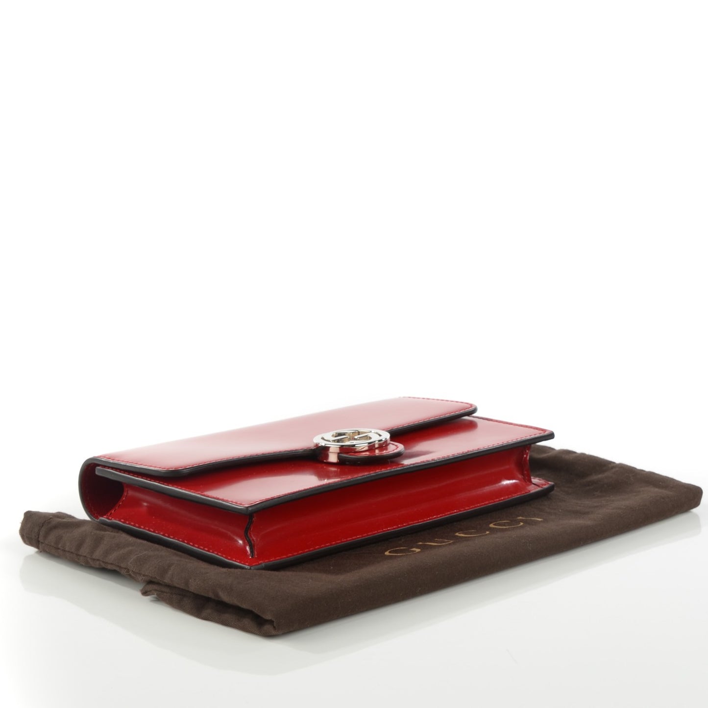 Shade Lux Calfskin Icon Wallet Hibiscus Red
