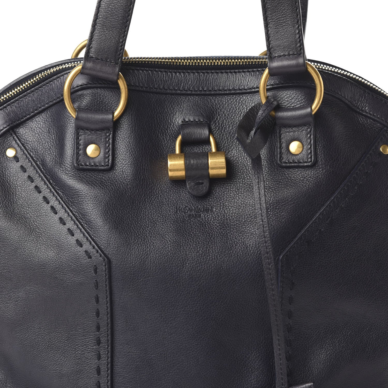 Saint Laurent Calfskin Large Muse Black 9 of 9