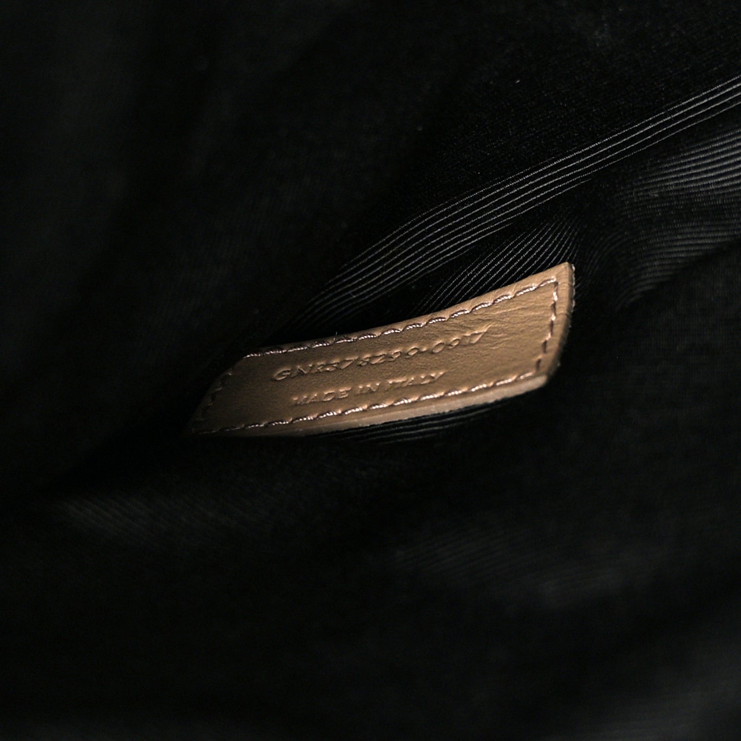 Grained Calfskin Topstitch Small Classic Sac De Jour Taupe