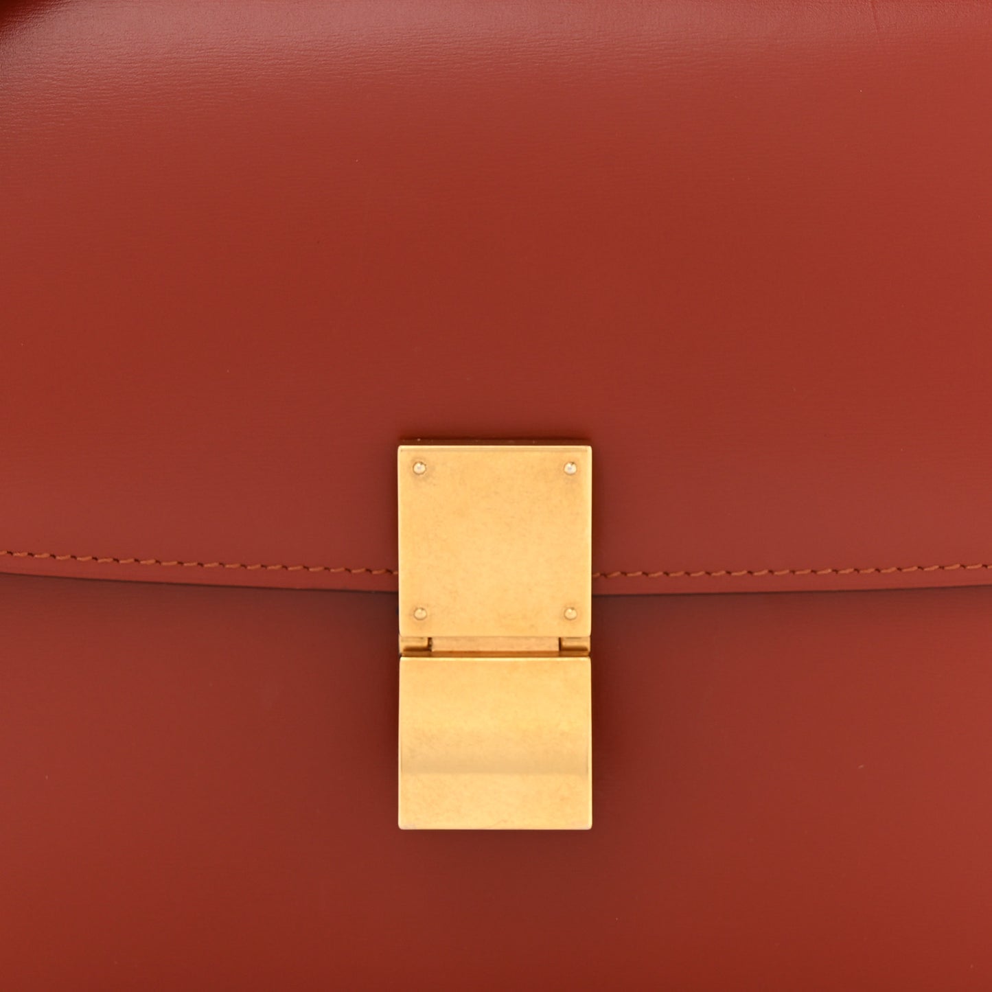Box Calfskin Medium Classic Box Flap Bag Lipstick
