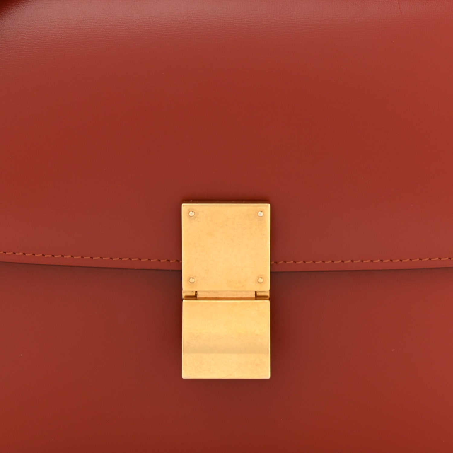 Celine Box Calfskin Medium Classic Box Flap Bag Lipstick 8 of 13
