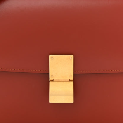 Celine Box Calfskin Medium Classic Box Flap Bag Lipstick 8 of 13