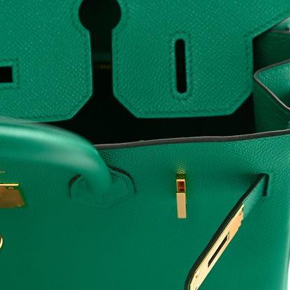 Hermes Epsom Birkin 30 Vert Jade 10 of 11