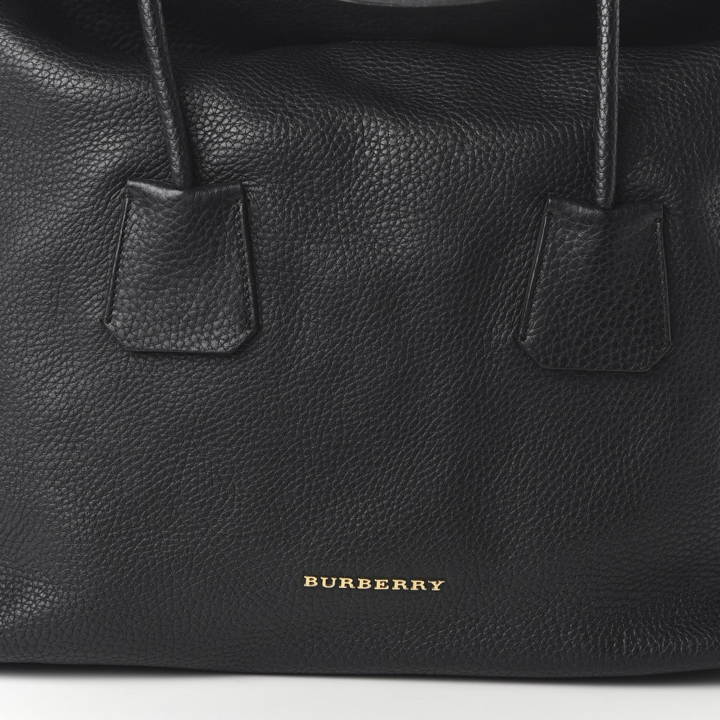 London Grainy Calfskin Medium Baynard Tote Black