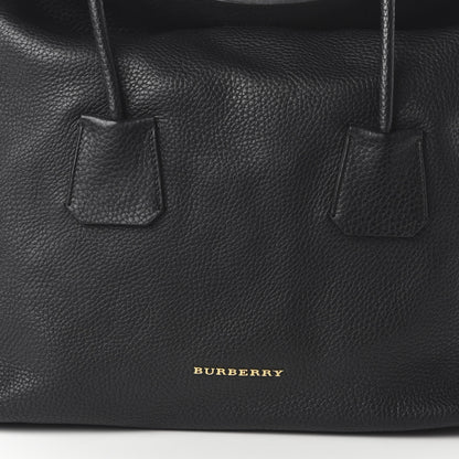 Burberry London Grainy Calfskin Medium Baynard Tote Black 9 of 9