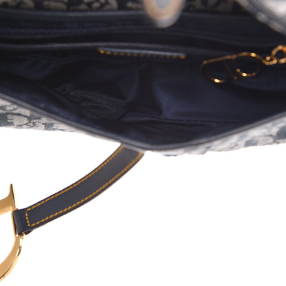 Christian Dior Monogram Saddle Bag Blue 7 of 10