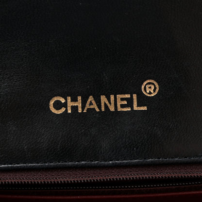 Chanel Lambskin Diamond Stitch Envelope Single Flap Black 6 of 9