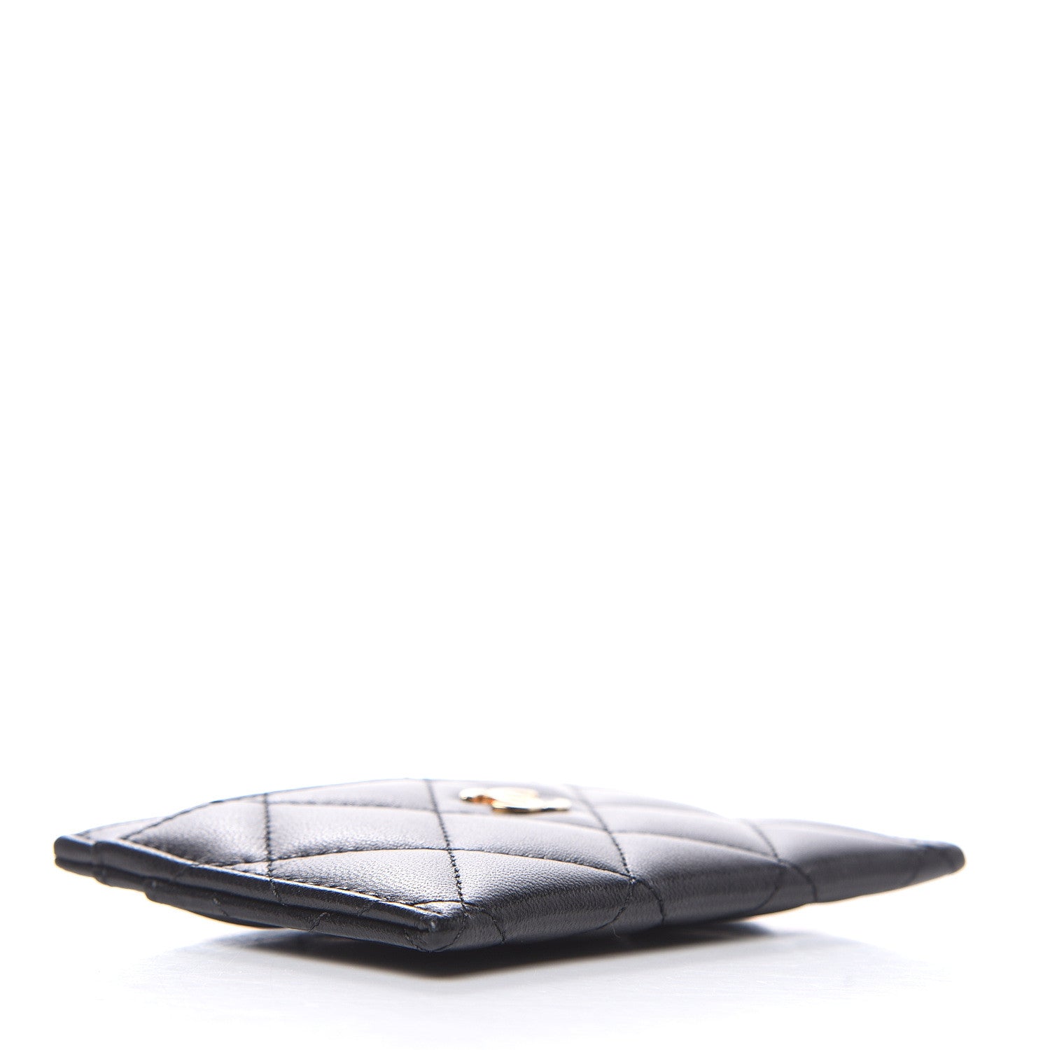 Chanel Lambskin Quilted Card Holder Black 4 of 11