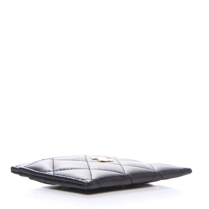 Chanel Lambskin Quilted Card Holder Black 4 of 11
