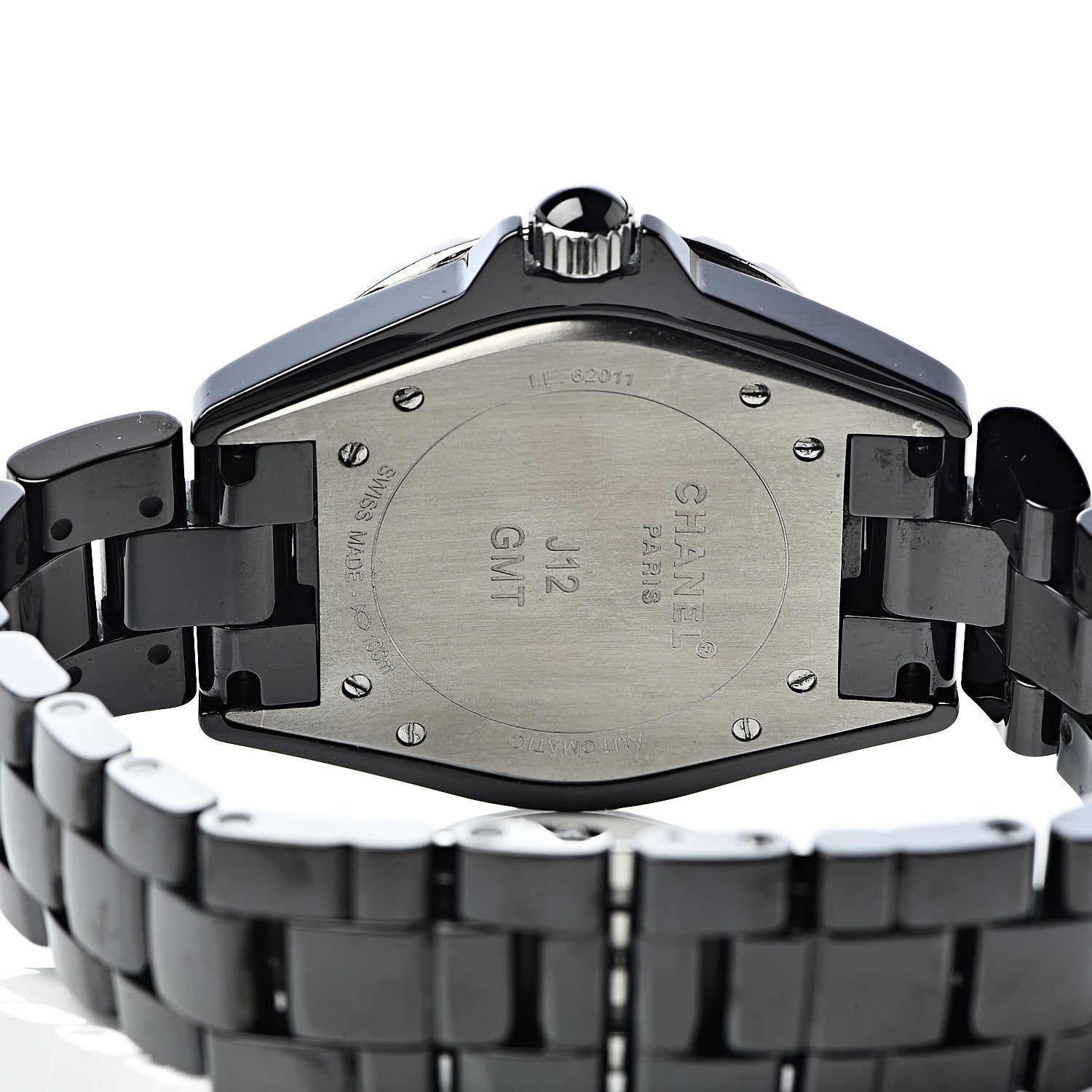 Chanel Stainless Steel Ceramic 41mm J12 GMT Automatic Watch Black 5 of 9