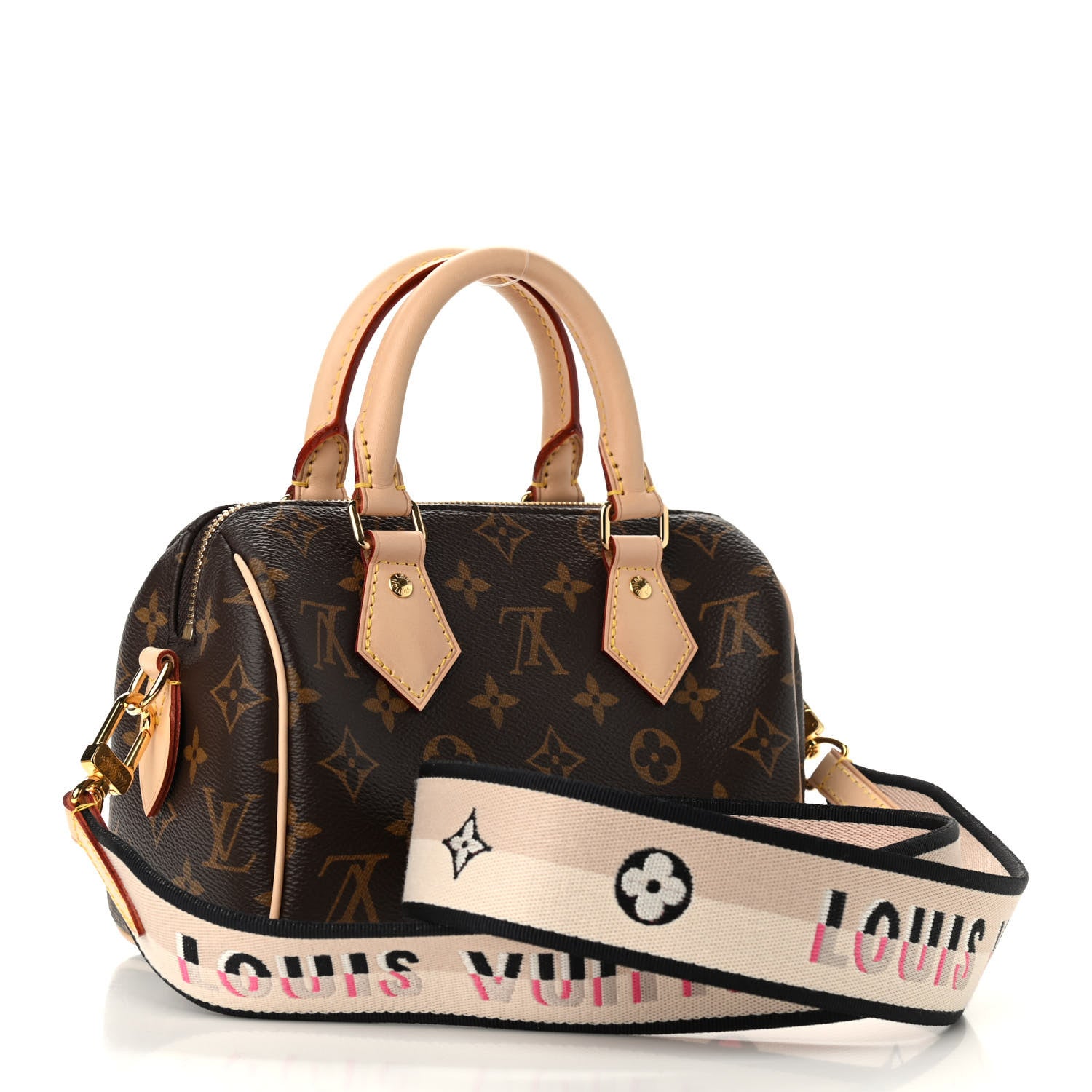 Louis Vuitton Monogram Speedy Bandouliere 20 Black 3 of 8