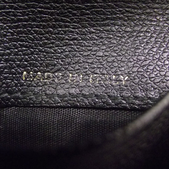 Caviar Tri-Fold Wallet Black