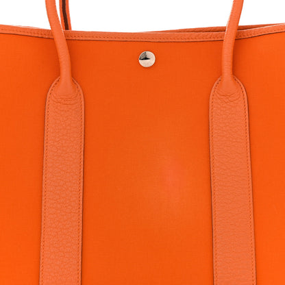 Hermes Toile Negonda Garden Party 36 MM Orange 8 of 13