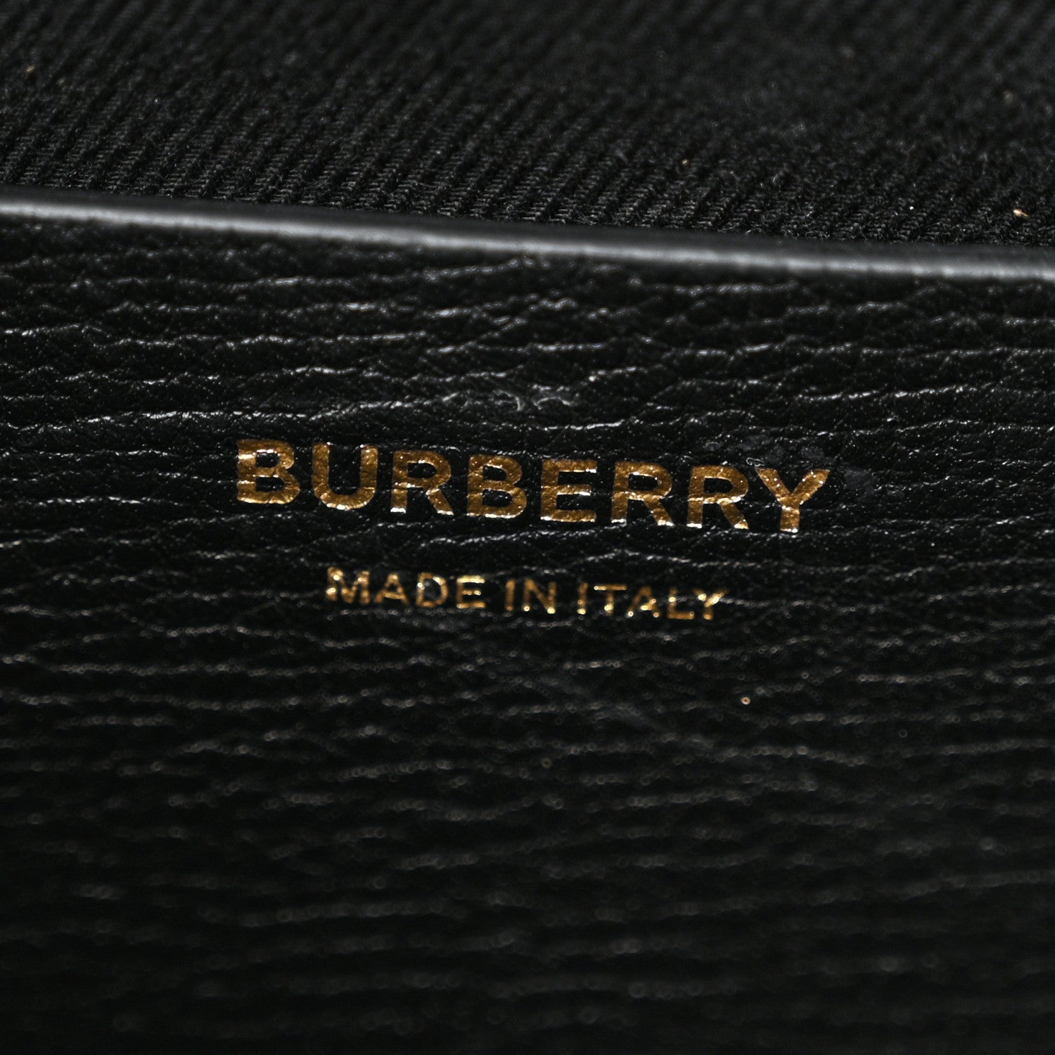 Burberry Derby Calfskin House Check Baby Macken Crossbody Bag Black 6 of 10